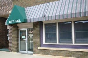 Madelia City Hall entrance